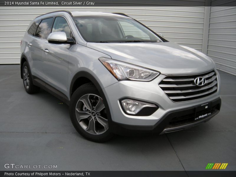 Circuit Silver / Gray 2014 Hyundai Santa Fe Limited