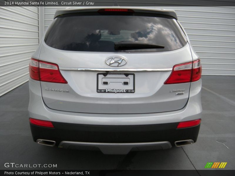 Circuit Silver / Gray 2014 Hyundai Santa Fe Limited