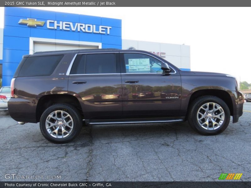 Midnight Amethyst Metallic / Jet Black 2015 GMC Yukon SLE