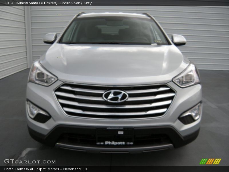 Circuit Silver / Gray 2014 Hyundai Santa Fe Limited