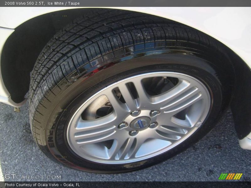 Ice White / Taupe 2008 Volvo S60 2.5T