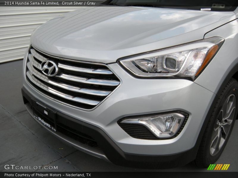 Circuit Silver / Gray 2014 Hyundai Santa Fe Limited