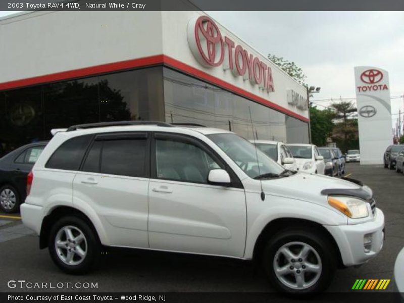 Natural White / Gray 2003 Toyota RAV4 4WD