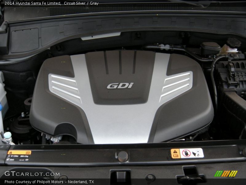 Circuit Silver / Gray 2014 Hyundai Santa Fe Limited
