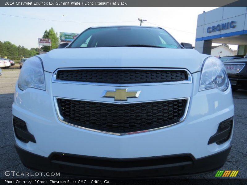 Summit White / Light Titanium/Jet Black 2014 Chevrolet Equinox LS