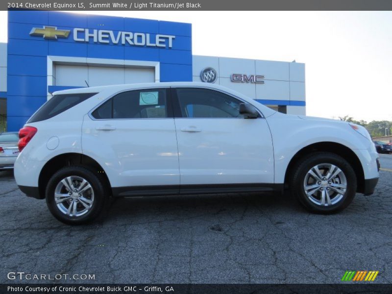 Summit White / Light Titanium/Jet Black 2014 Chevrolet Equinox LS