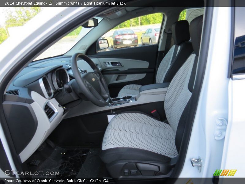 Summit White / Light Titanium/Jet Black 2014 Chevrolet Equinox LS