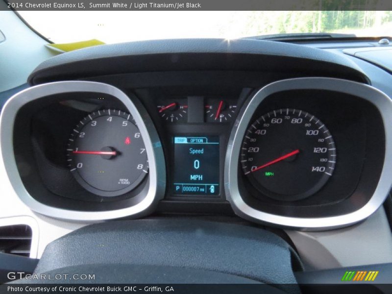 Summit White / Light Titanium/Jet Black 2014 Chevrolet Equinox LS