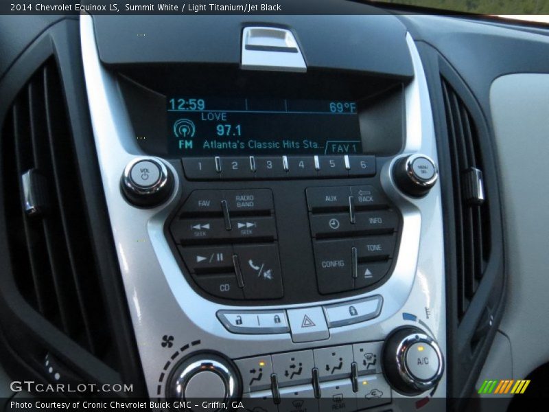 Summit White / Light Titanium/Jet Black 2014 Chevrolet Equinox LS