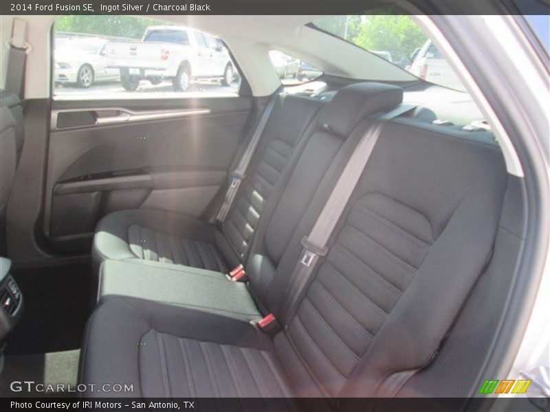 Ingot Silver / Charcoal Black 2014 Ford Fusion SE