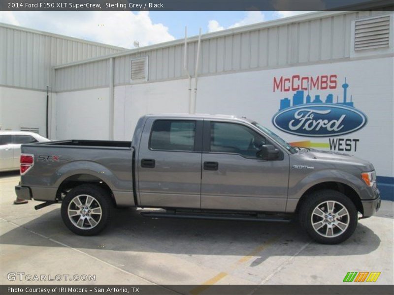 Sterling Grey / Black 2014 Ford F150 XLT SuperCrew