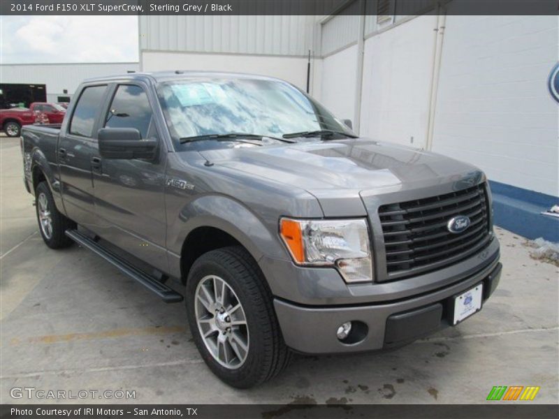 Sterling Grey / Black 2014 Ford F150 XLT SuperCrew