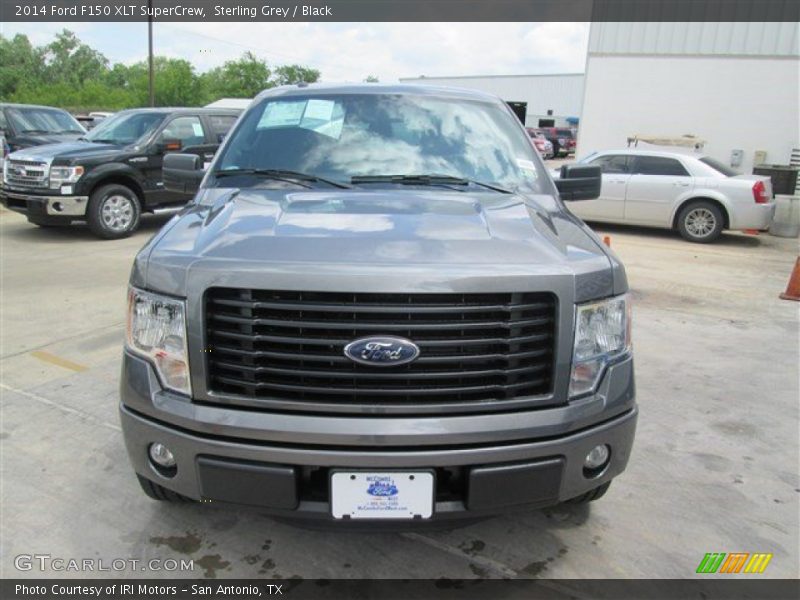 Sterling Grey / Black 2014 Ford F150 XLT SuperCrew