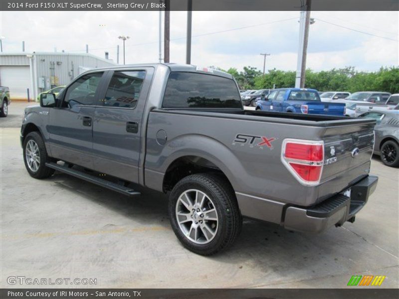 Sterling Grey / Black 2014 Ford F150 XLT SuperCrew