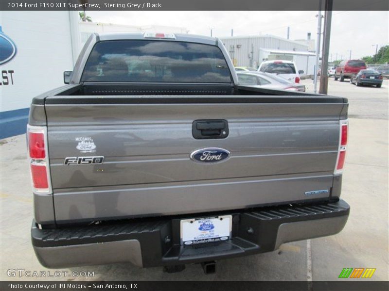 Sterling Grey / Black 2014 Ford F150 XLT SuperCrew