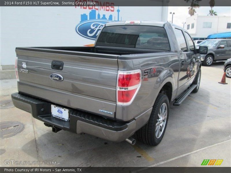 Sterling Grey / Black 2014 Ford F150 XLT SuperCrew