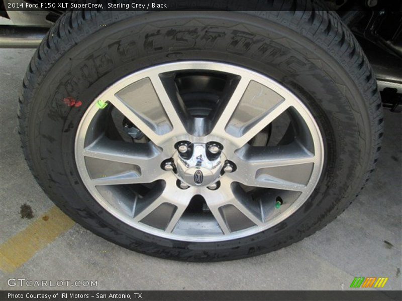 Sterling Grey / Black 2014 Ford F150 XLT SuperCrew