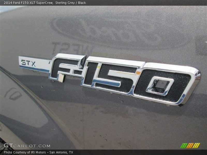 Sterling Grey / Black 2014 Ford F150 XLT SuperCrew