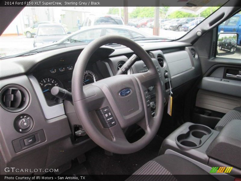 Sterling Grey / Black 2014 Ford F150 XLT SuperCrew