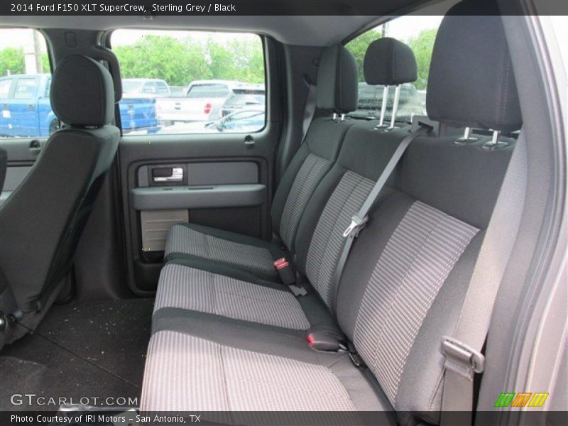 Sterling Grey / Black 2014 Ford F150 XLT SuperCrew