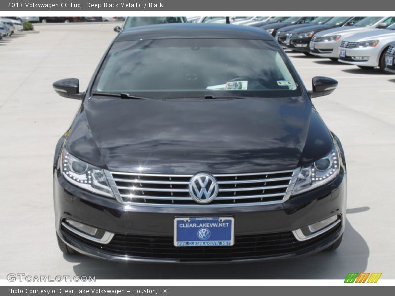 Deep Black Metallic / Black 2013 Volkswagen CC Lux