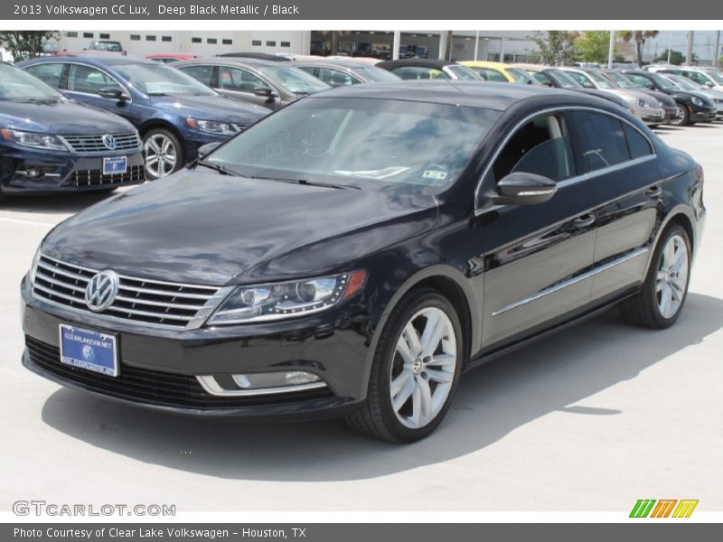 Deep Black Metallic / Black 2013 Volkswagen CC Lux