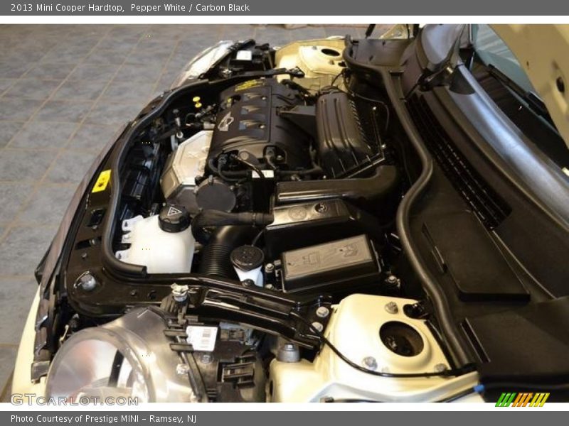 Pepper White / Carbon Black 2013 Mini Cooper Hardtop