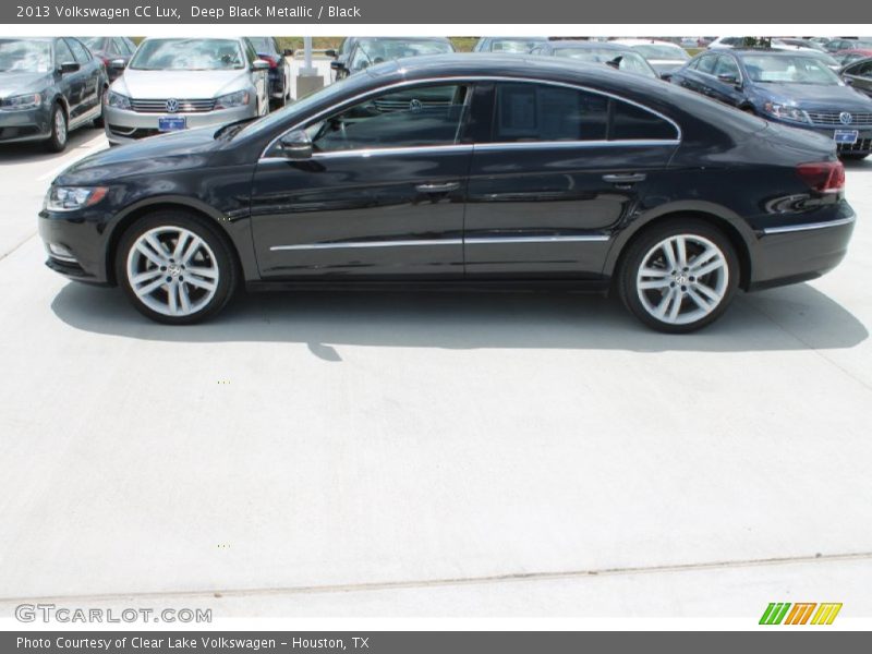 Deep Black Metallic / Black 2013 Volkswagen CC Lux