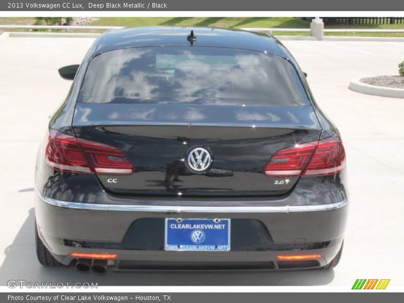 Deep Black Metallic / Black 2013 Volkswagen CC Lux