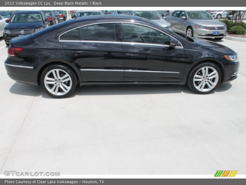 Deep Black Metallic / Black 2013 Volkswagen CC Lux