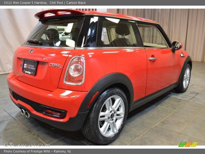 Chili Red / Carbon Black 2012 Mini Cooper S Hardtop