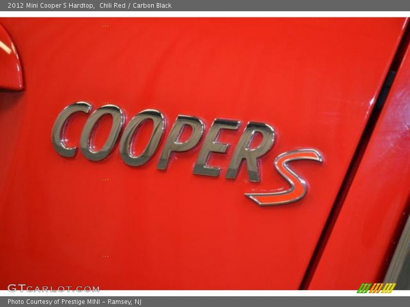 Chili Red / Carbon Black 2012 Mini Cooper S Hardtop