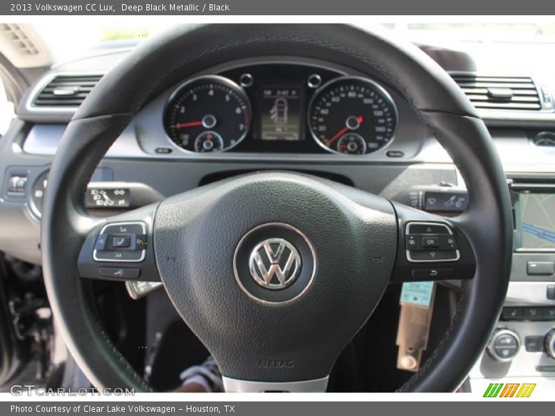 Deep Black Metallic / Black 2013 Volkswagen CC Lux