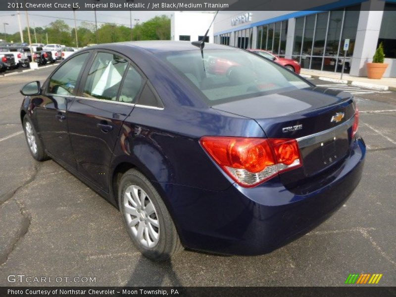 Imperial Blue Metallic / Jet Black/Medium Titanium 2011 Chevrolet Cruze LS