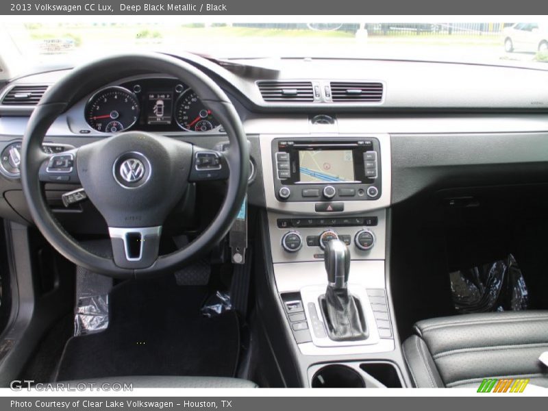 Deep Black Metallic / Black 2013 Volkswagen CC Lux