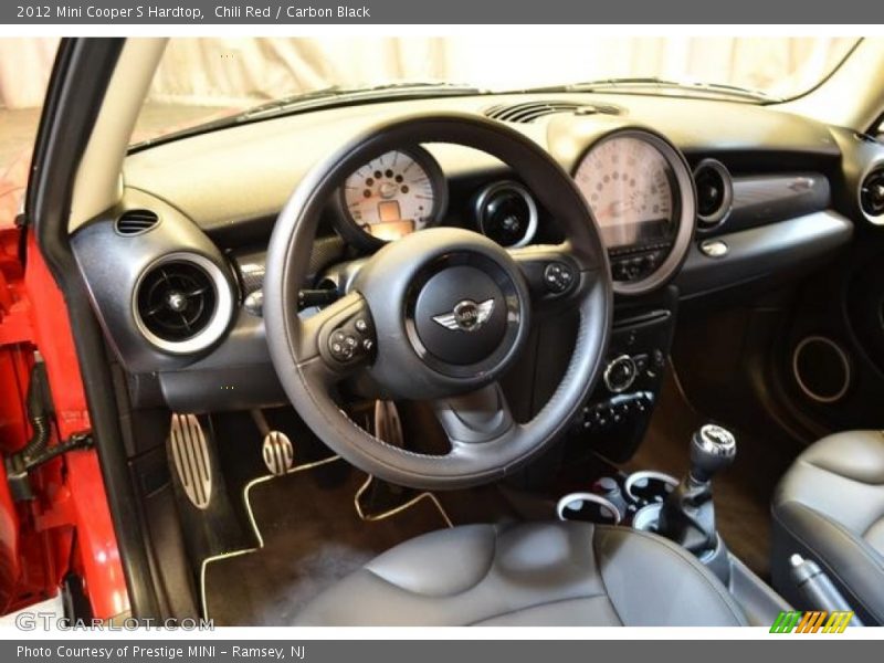 Chili Red / Carbon Black 2012 Mini Cooper S Hardtop