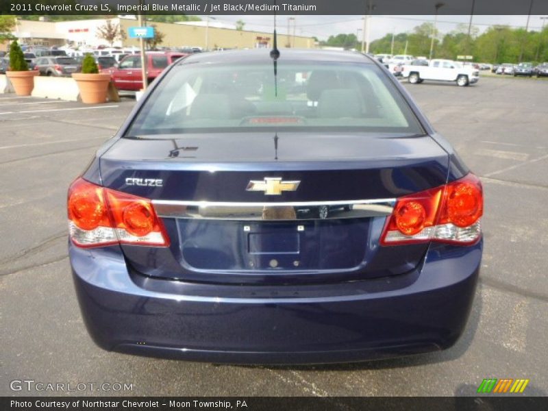 Imperial Blue Metallic / Jet Black/Medium Titanium 2011 Chevrolet Cruze LS