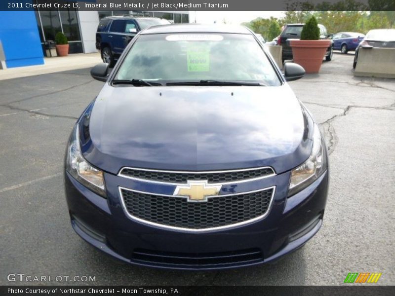 Imperial Blue Metallic / Jet Black/Medium Titanium 2011 Chevrolet Cruze LS