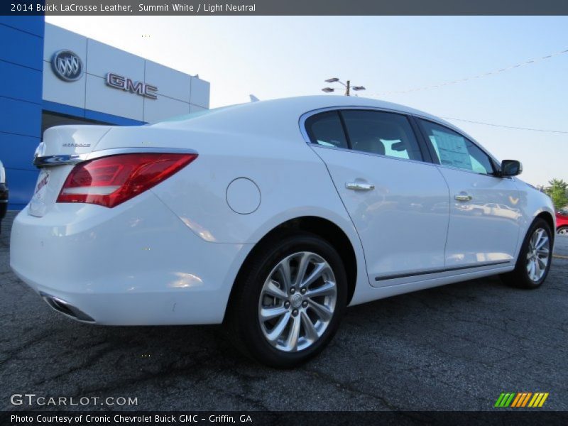 Summit White / Light Neutral 2014 Buick LaCrosse Leather