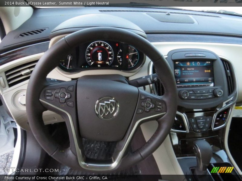 Summit White / Light Neutral 2014 Buick LaCrosse Leather