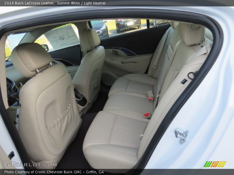 Summit White / Light Neutral 2014 Buick LaCrosse Leather