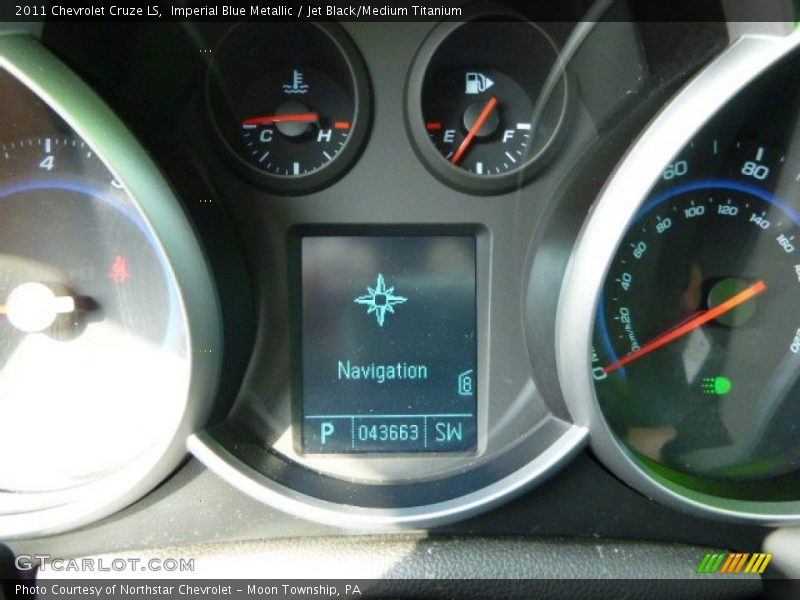 Imperial Blue Metallic / Jet Black/Medium Titanium 2011 Chevrolet Cruze LS