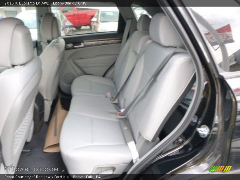 Ebony Black / Gray 2015 Kia Sorento LX AWD