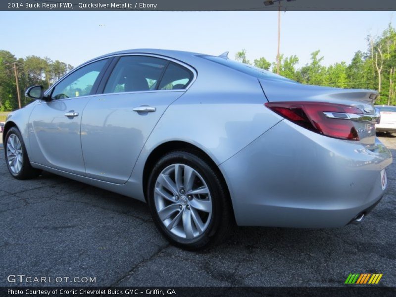 Quicksilver Metallic / Ebony 2014 Buick Regal FWD
