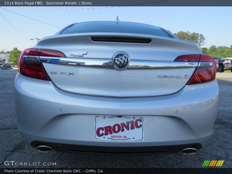 Quicksilver Metallic / Ebony 2014 Buick Regal FWD