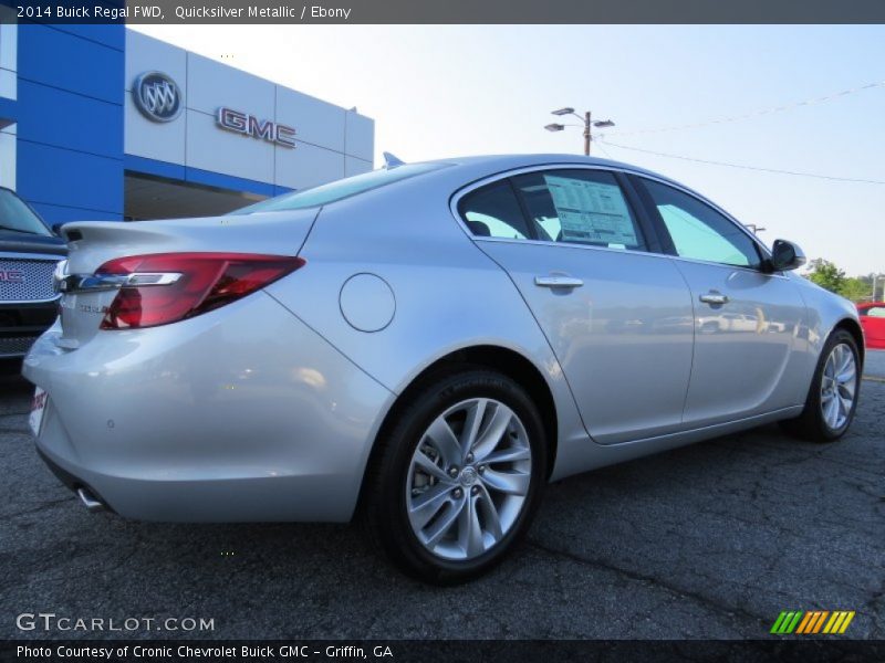 Quicksilver Metallic / Ebony 2014 Buick Regal FWD