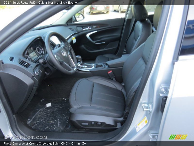 Quicksilver Metallic / Ebony 2014 Buick Regal FWD