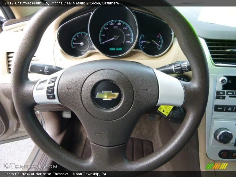 Mocha Steel Metallic / Cocoa/Cashmere 2012 Chevrolet Malibu LS