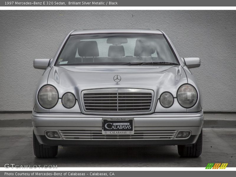 Brilliant Silver Metallic / Black 1997 Mercedes-Benz E 320 Sedan