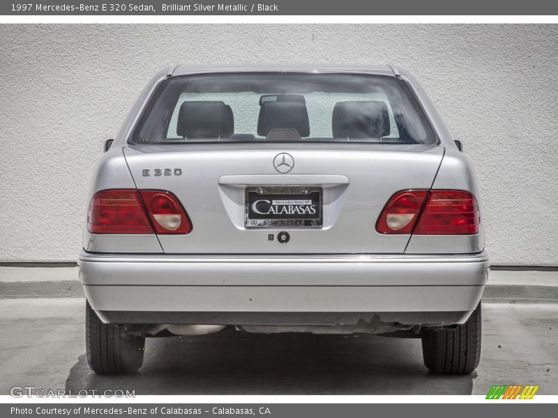 Brilliant Silver Metallic / Black 1997 Mercedes-Benz E 320 Sedan